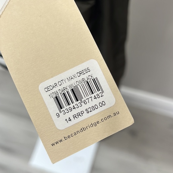 Bec & Bridge Metallic Brown Maxi Dress - Picture 7 of 13